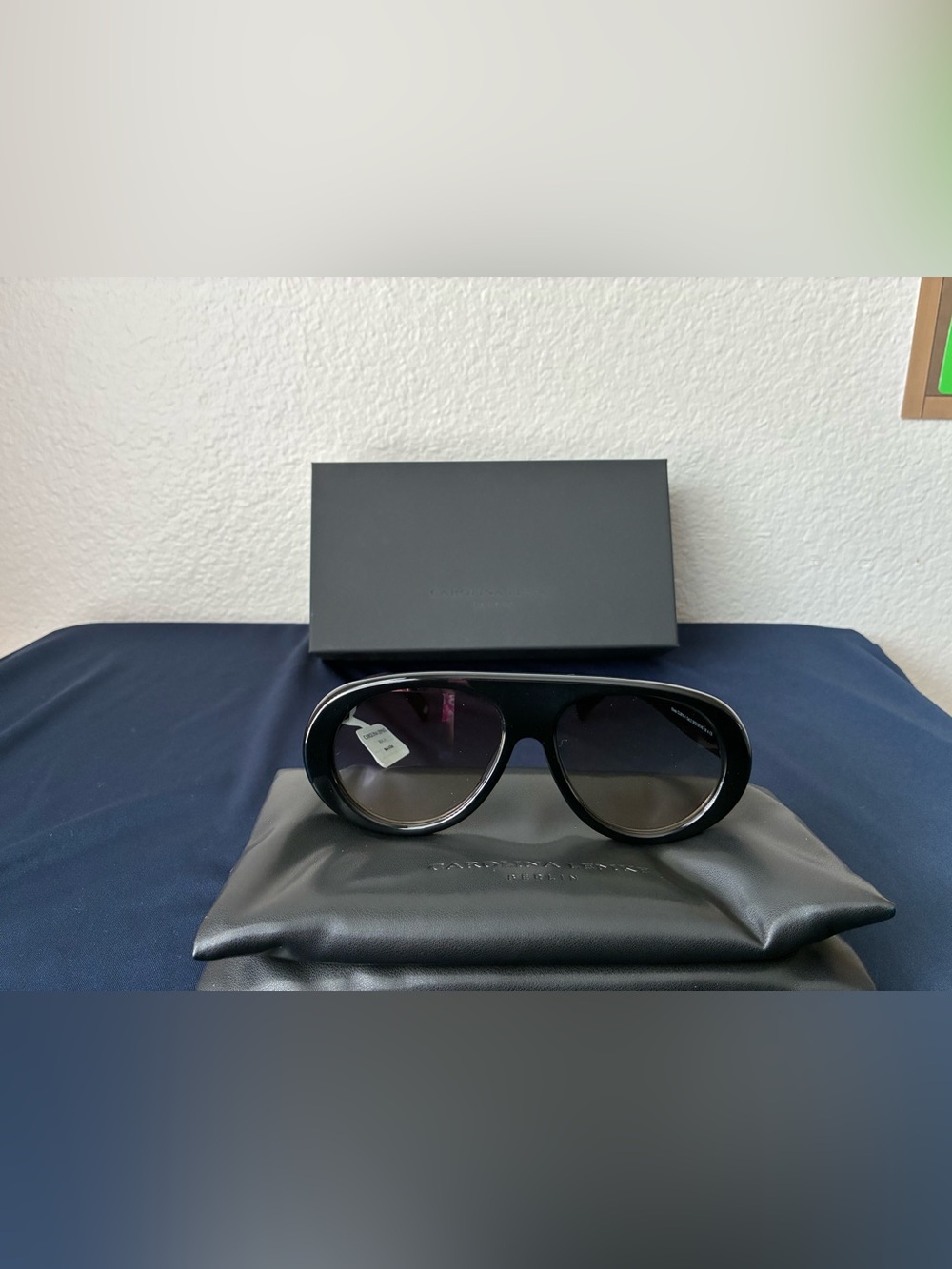 Carolina Lemke Berlin Gloss Black 56-16/145 + Luxury Case and box